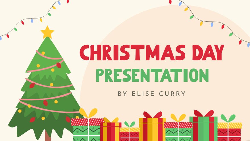 Christmas Day Presentation in Google Slides, Apple Keynote, PDF, PowerPoint - Download | Template.net