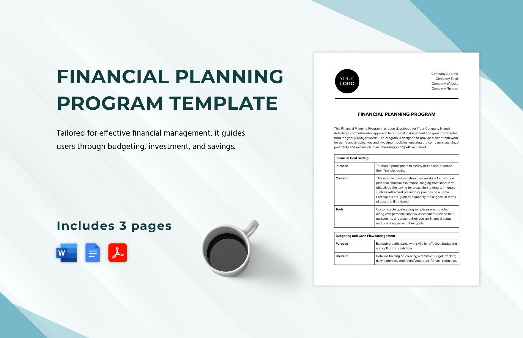 Financial Planning Program Template