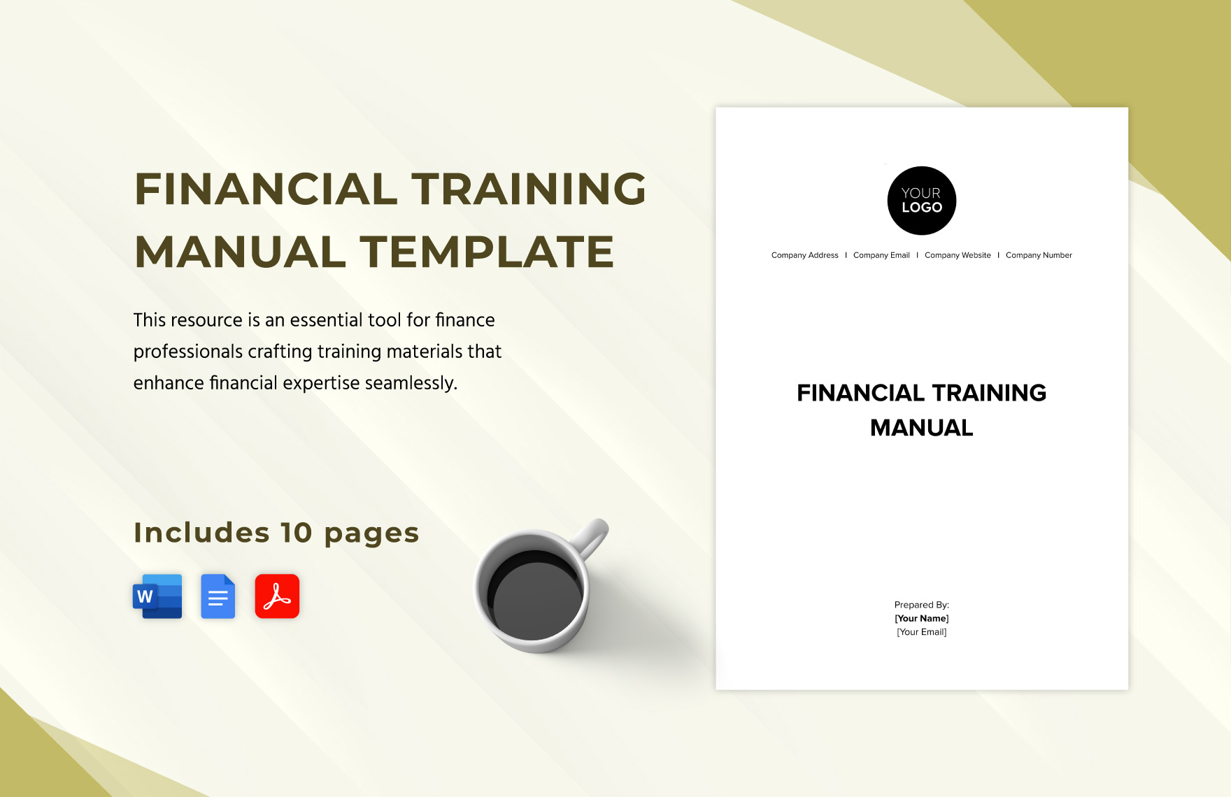 Financial Training Manual Template