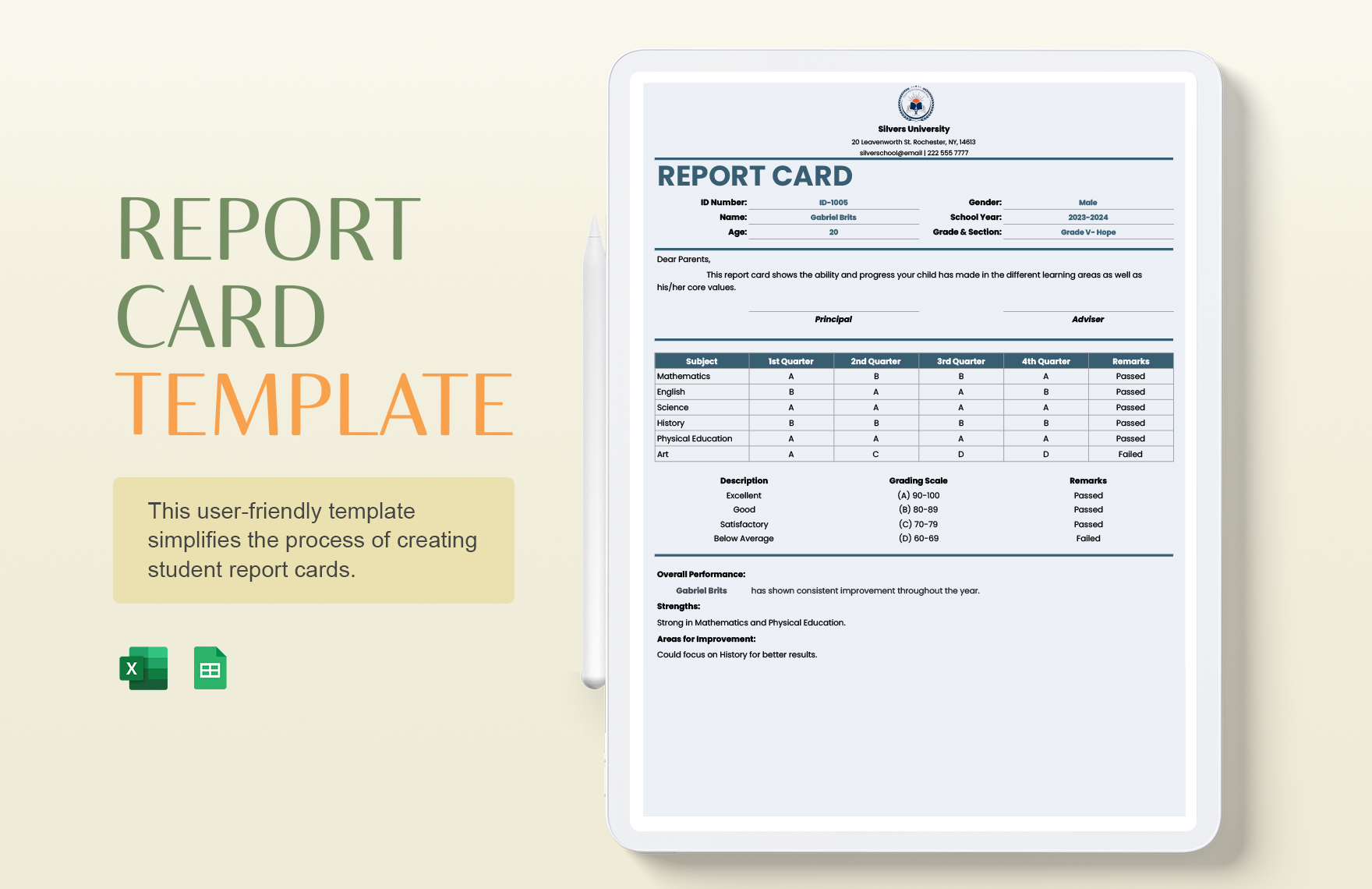 Report Card Template