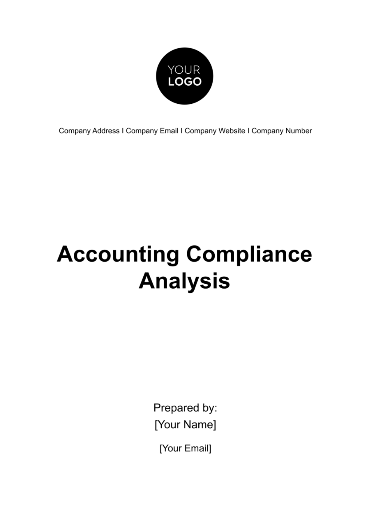 Free Accounting Compliance Analysis Template