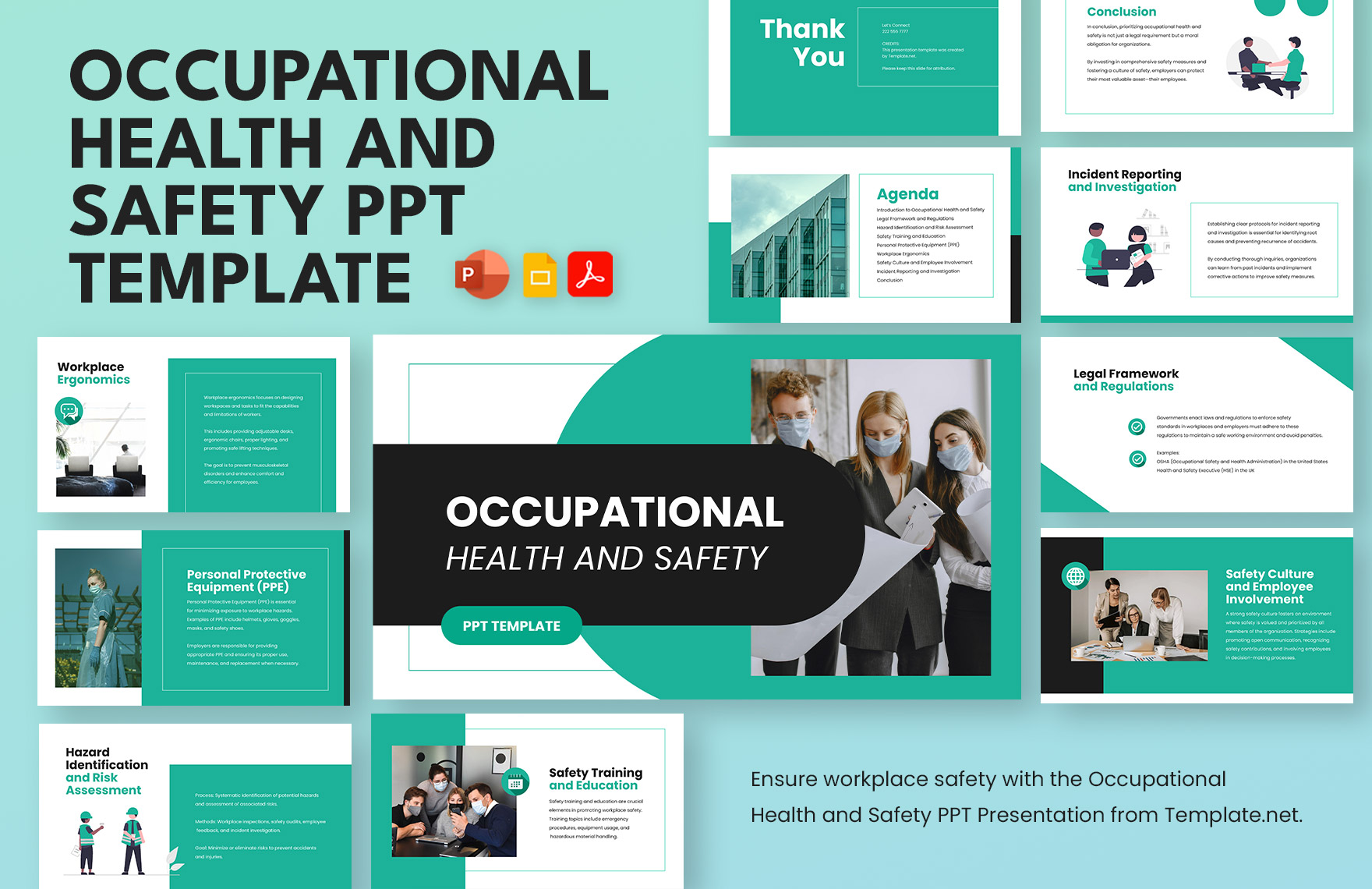 Occupational Health and Safety PPT Template