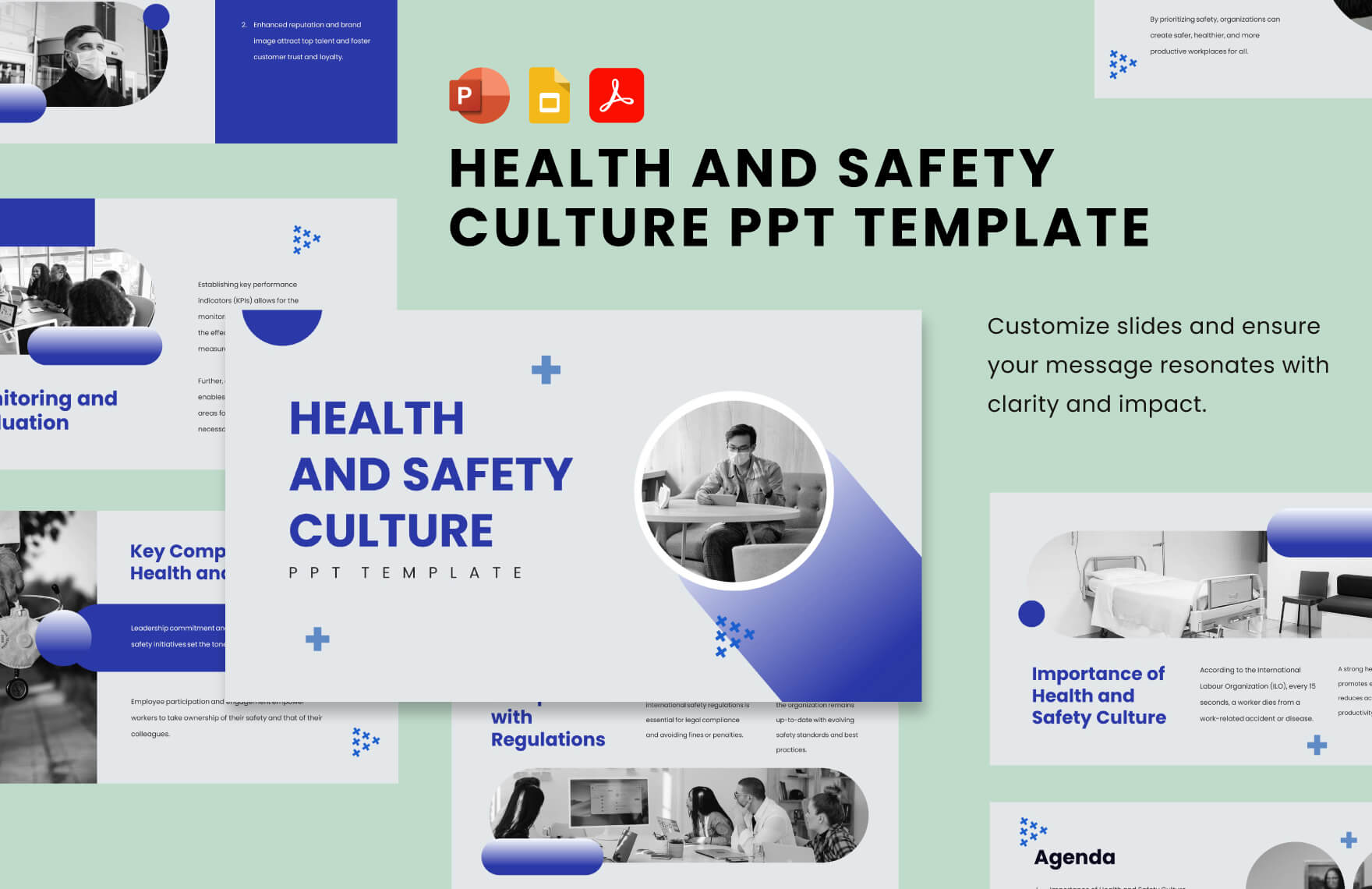 Health and Safety Culture PPT Template