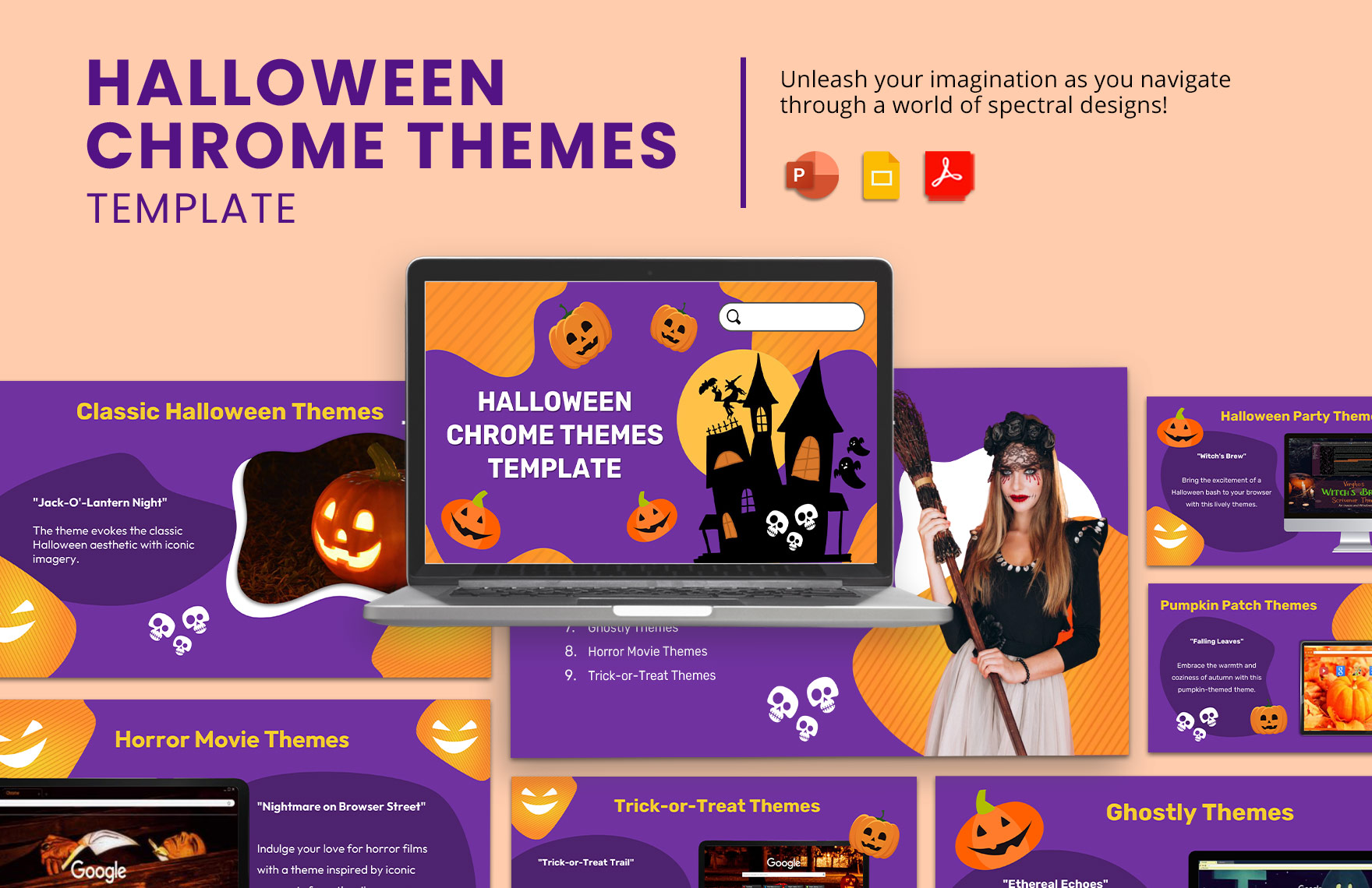 Halloween Chrome Themes Template