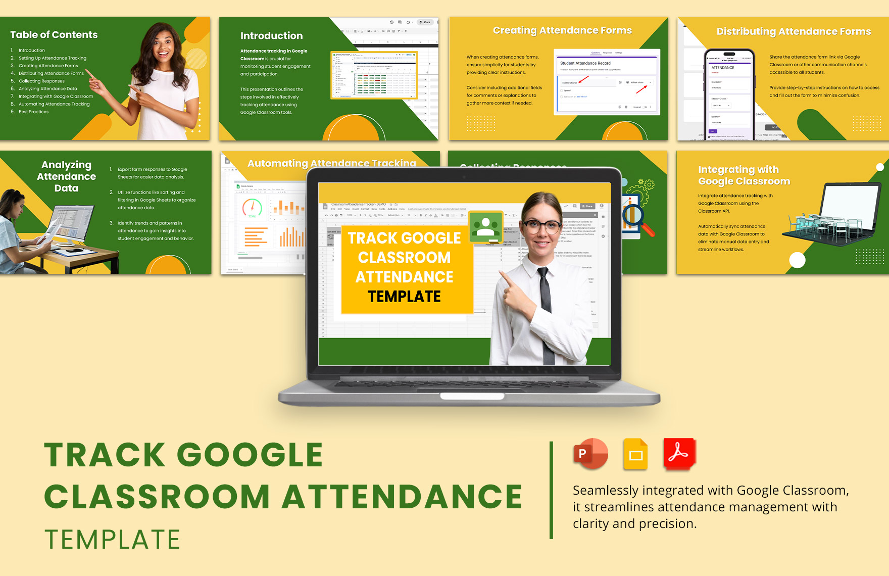 Track Google Classroom Attendance Template