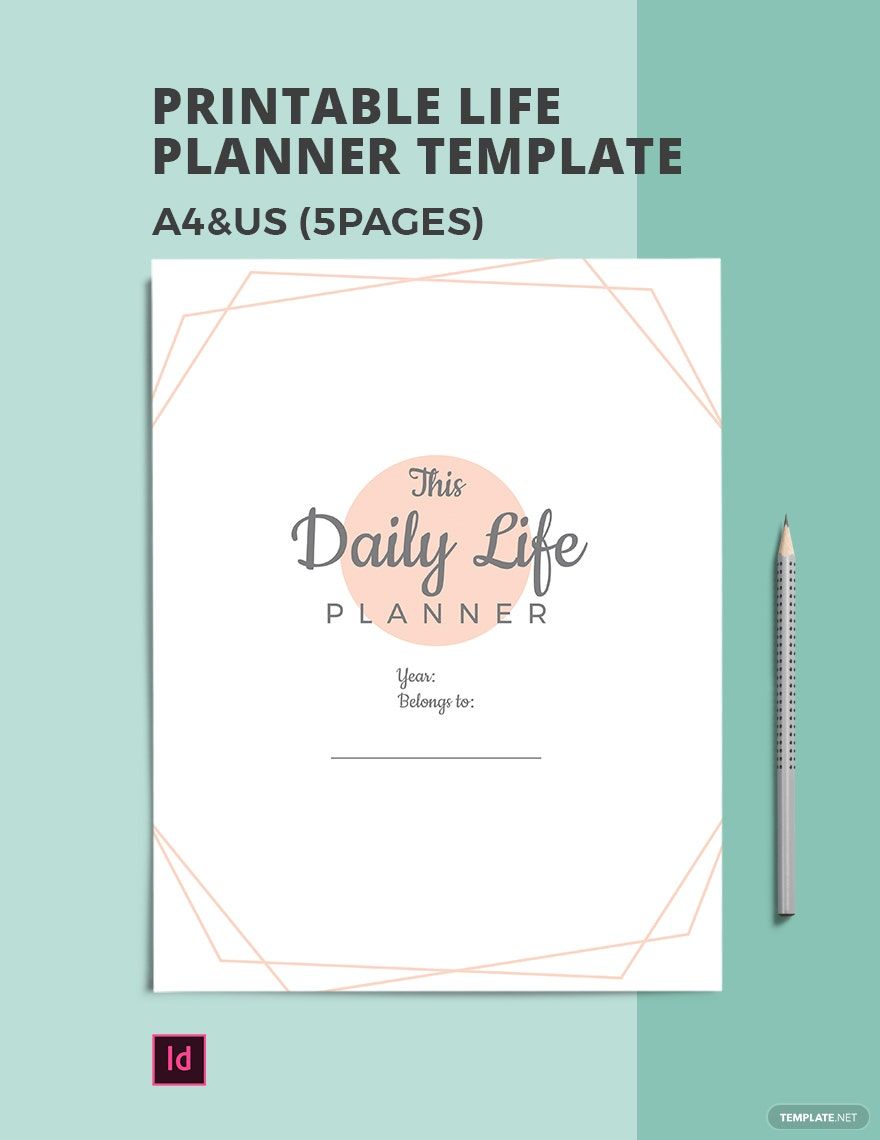 Printable Life Planner Template