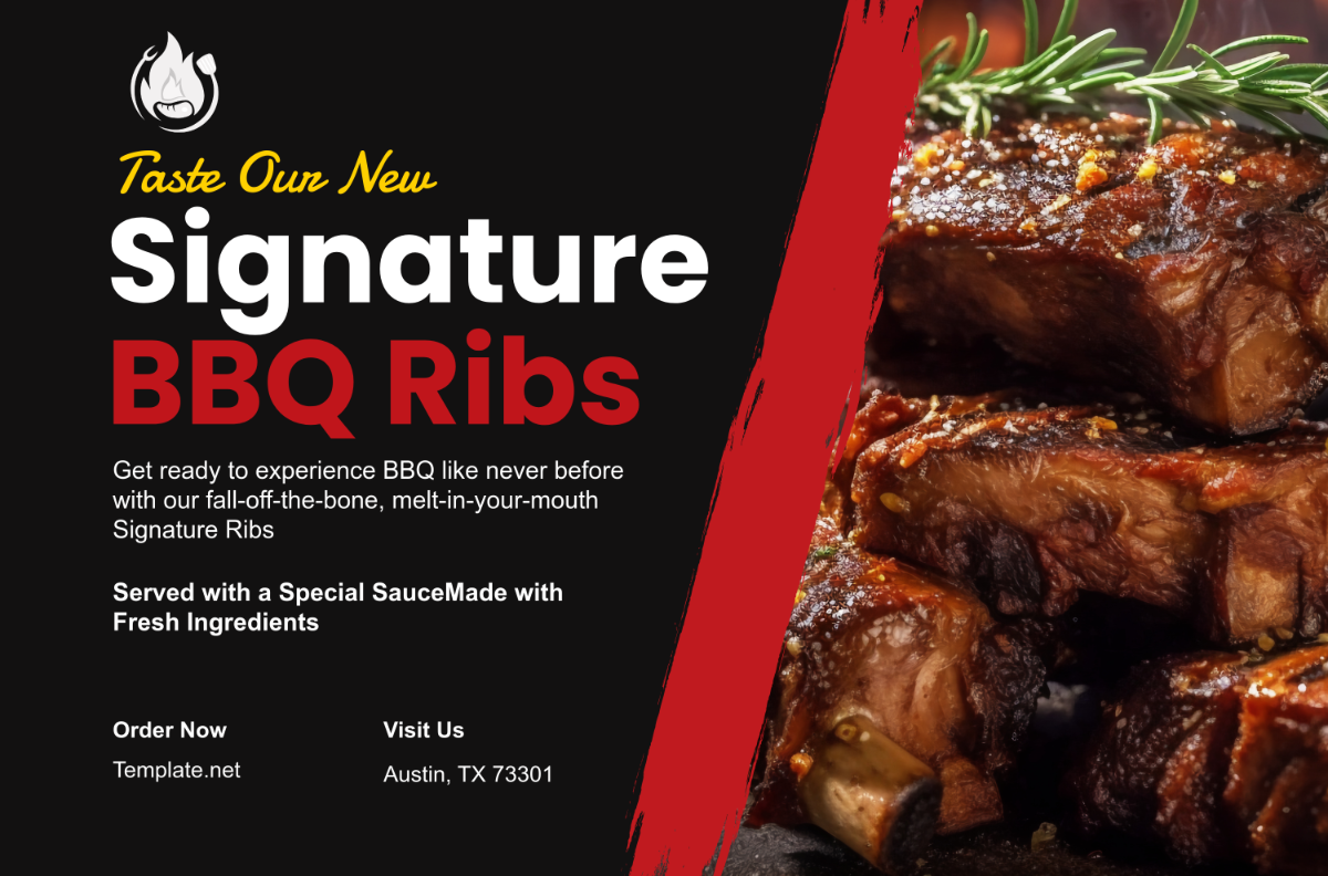 Free BBQ Banner Template