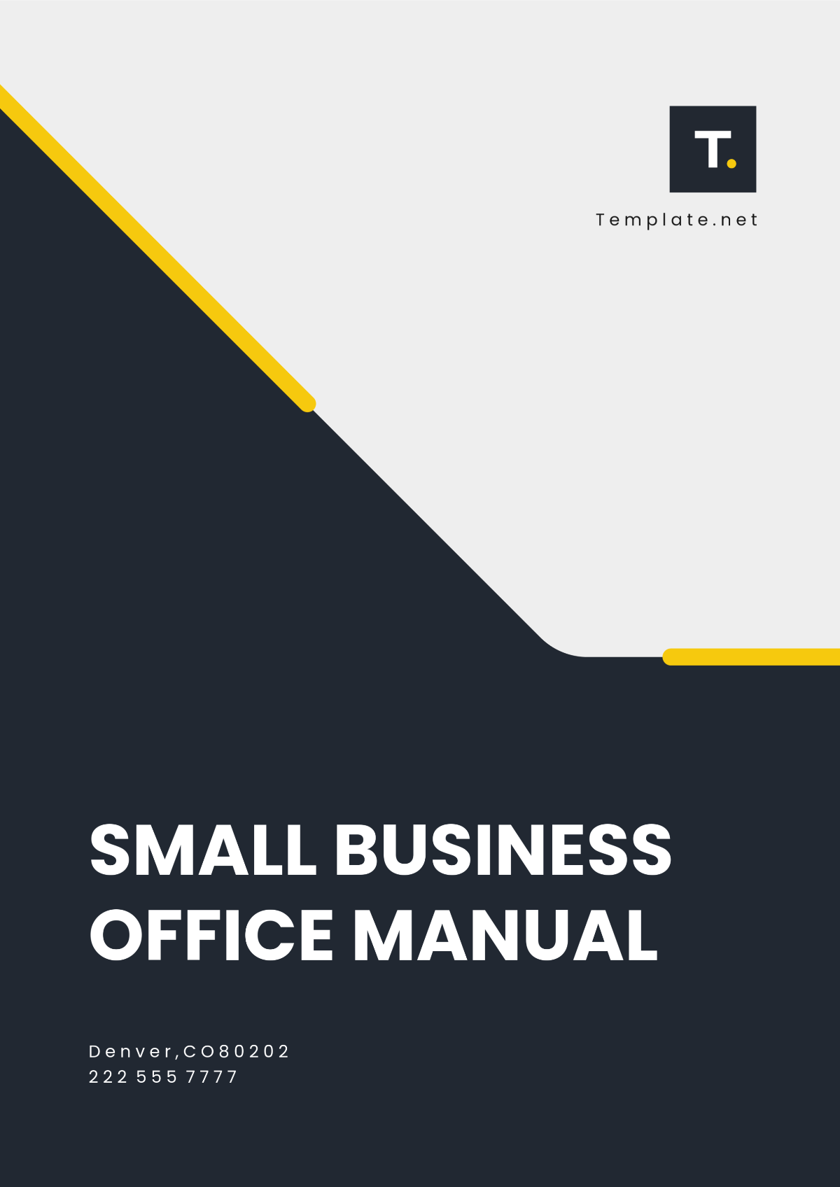 Free Small Business Office Manual Template