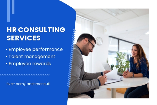 Free HR Consulting Service Fiverr Banner Template