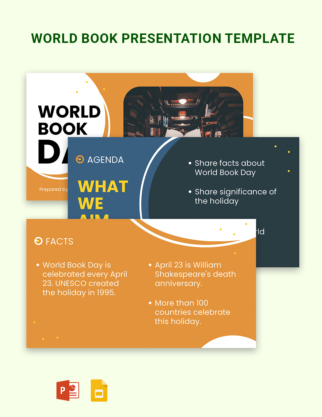 World Book Day Presentation Template in Google Slides, PowerPoint - Download | Template.net