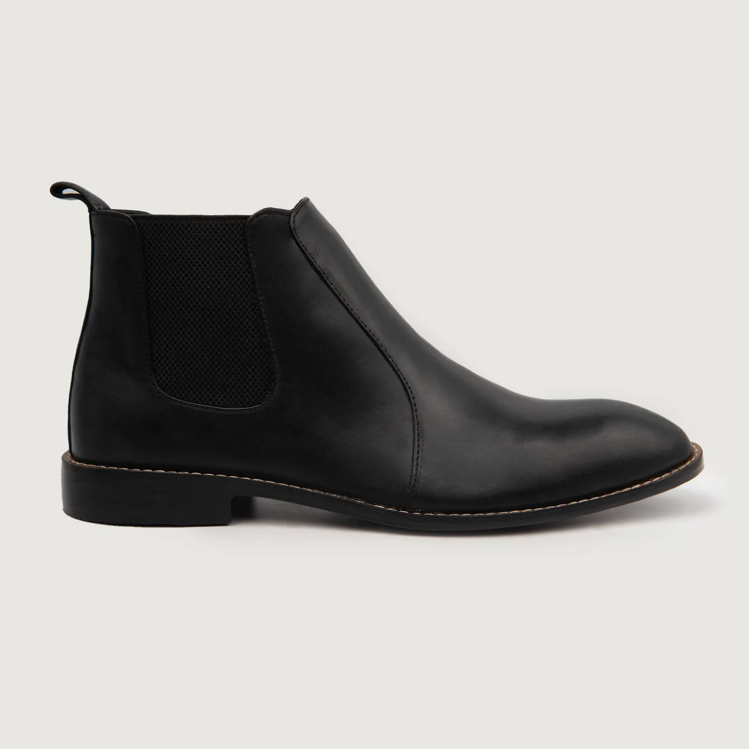 Clarkson Chelsea Black Leather Boots For Men - The Jacket Maker 2