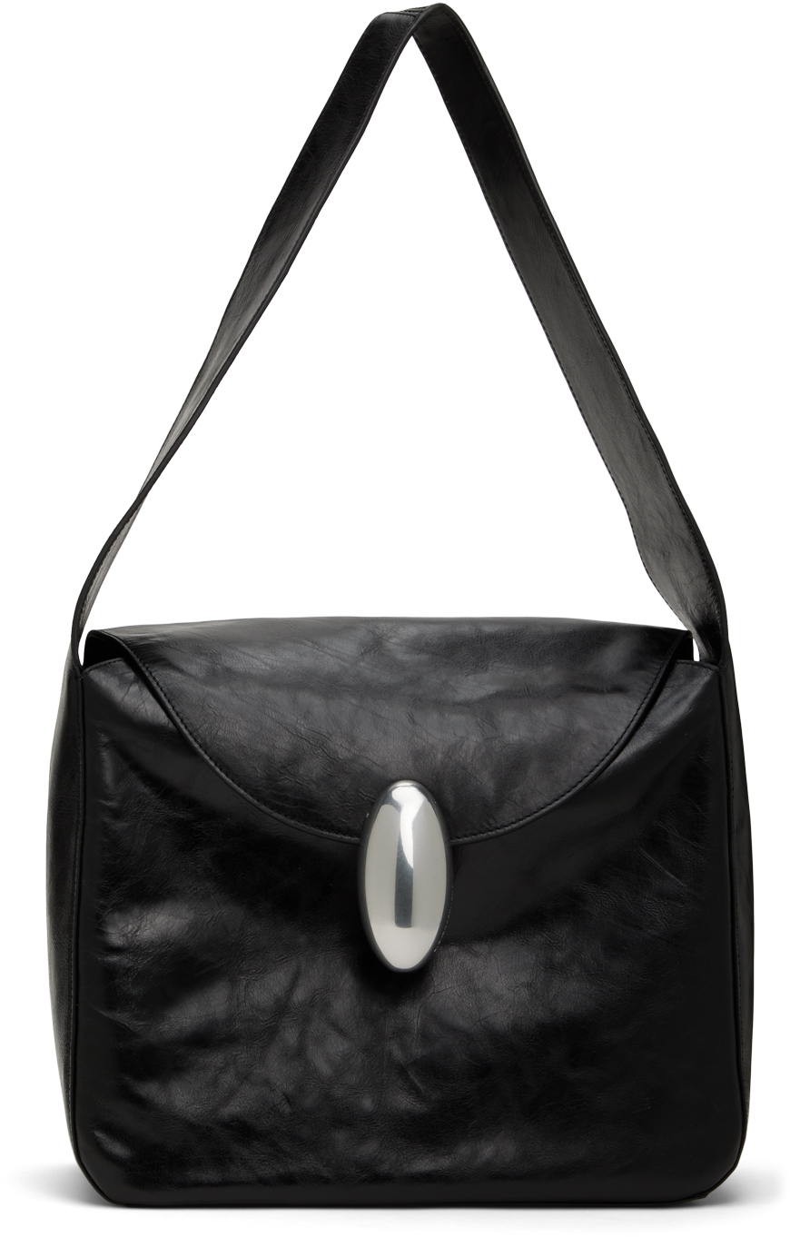 Alexander Wang Black Dome Medium Tote In 001 Black