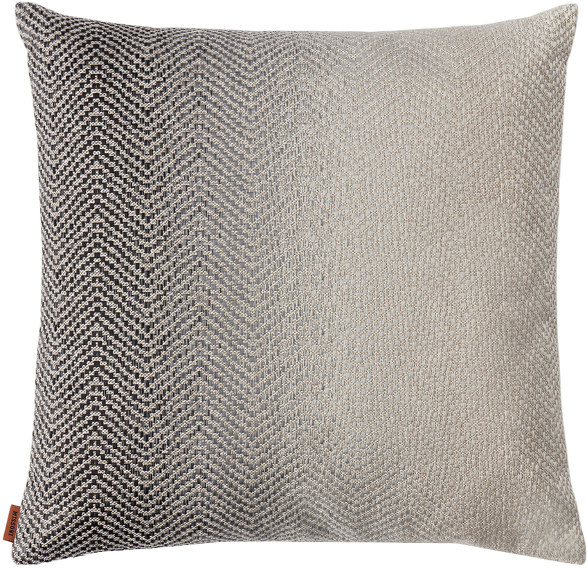 Missoni Black & Beige Scia Cushion In 601