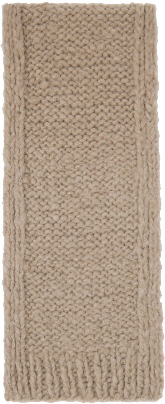 Gabriela Hearst Beige Pyke Scarf In Oal Oatmeal