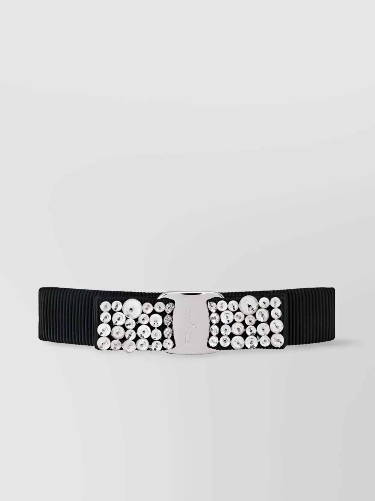 Ferragamo Crystal Embellished Rectangular Hair Clip