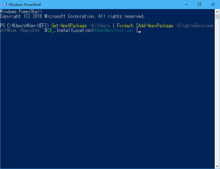 powershell