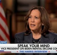 Kamala Harris bei Fox News (Screenshot): Die Station gilt als Heimatsender von Trumps Maga-Bewegung