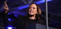 Stellt Trumps Eignung fürs höchste Staatsamt infrage: Kamala Harris in Michigan