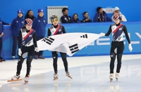 韓国勢がメダル独占　アジア大会ショートトラック女子５００