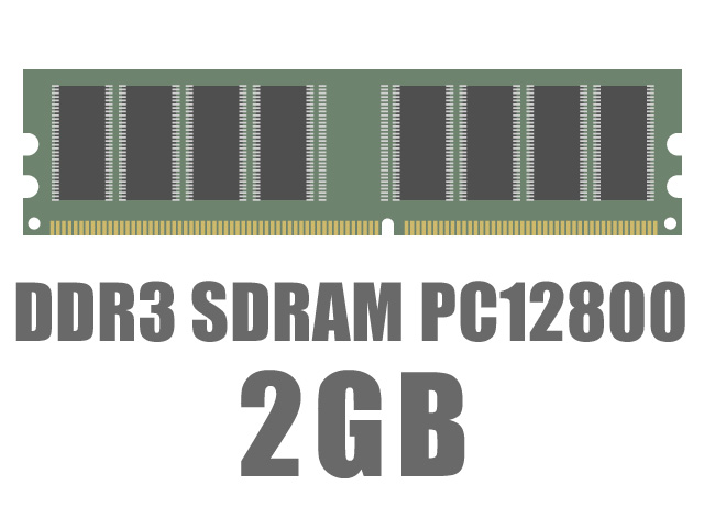 DIMM DDR3 SDRAM PC3-12800 2GB ̐i摜