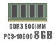 SODIMM DDR3 PC3-10600 8GB