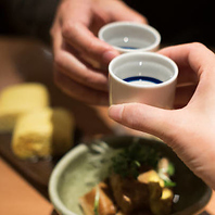 こだわりの日本酒を多数ご用意！お料理に合わせてどうぞ