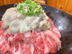 牡蠣と肉あなうれしのコース写真