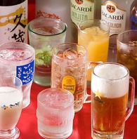 各コースには飲み放題追加可能！！