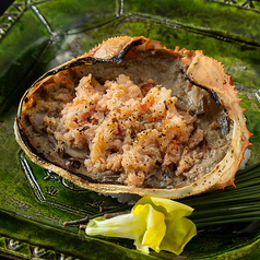 ズワイ蟹味噌甲羅焼き