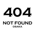 404 NOT FOUND ヨンマルヨンノットファウンド OSAKAのロゴ