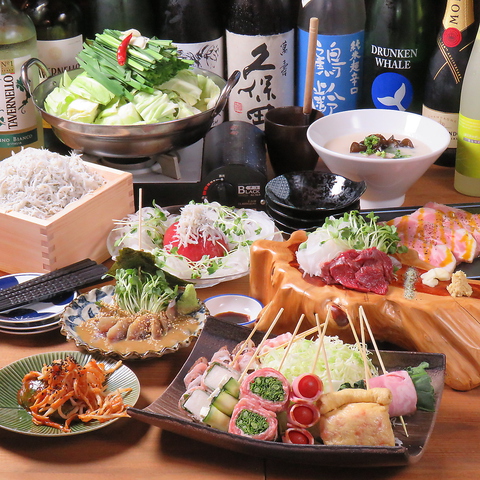 久米川駅からすぐの所に博多肉巻き串とサワーを飲み放題と共にご堪能下さい♪