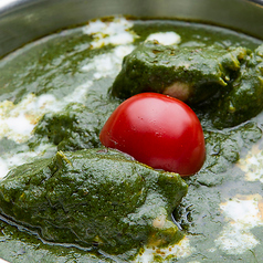 ほうれん草チキンカレー【Palak Chicken curry】ほうれん草たっぷり入った濃厚カレー