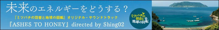 鎌仲ひとみ監督作品『ミツバチの羽音と地球の回転』オリジナル・サウンドトラック『ASHES TO HONEY』