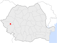 Location of Lugoj