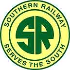 The railroad's previous logo as the Southern Railway