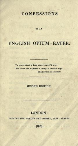 Confessions of an English Opium-Eater cover 1823.jpg