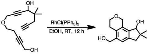 Cyclotrimerisation from a single triyne.png