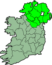 Map of Ulster