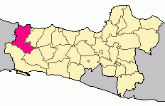 Location in Central Java