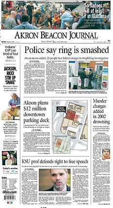 Akron Beacon Journal front page.jpg