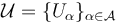 \mathcal U= \{U_\alpha\}_{\alpha\in\mathcal A}