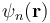 \psi_n(\mathbf{r})