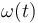 \mathbf{\omega}(t)\;