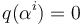 q(\alpha^i)=0