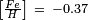 \begin{smallmatrix}\left[\frac{Fe}{H}\right]\ =\ -0.37\end{smallmatrix}