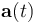 \mathbf{a}(t)\;