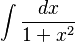  \int \frac{dx}{1+x^2} 