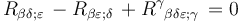 R_{\beta\delta;\varepsilon}  \, - R_{\beta\varepsilon;\delta}  \, + R^\gamma{}_{\beta\delta\varepsilon;\gamma} \,  = 0