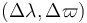 ({\Delta}{\lambda}, {\Delta}\varpi)