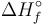 \Delta H_f^\circ